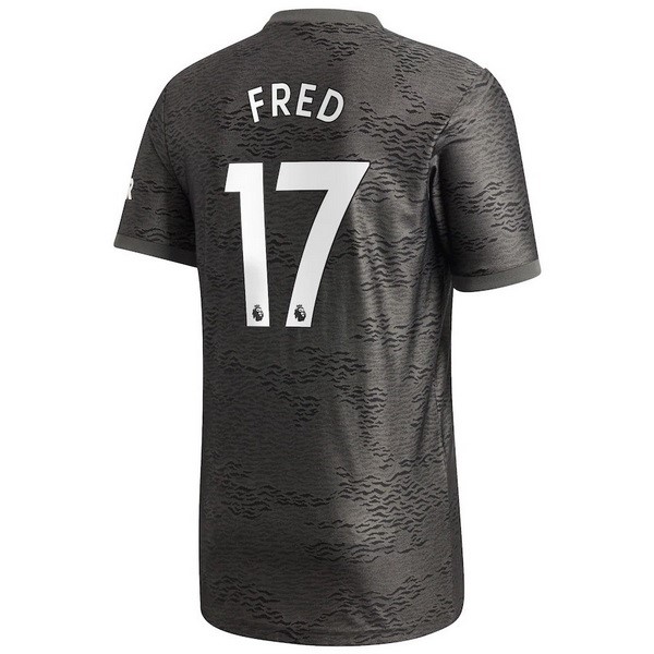 Trikot Manchester United NO.17 Fred Auswarts 2020-21 Schwarz Fussballtrikots Günstig